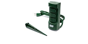 outdoor power stake weatherproof