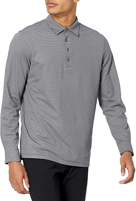 Theory Men's Masser Polo List Interlock