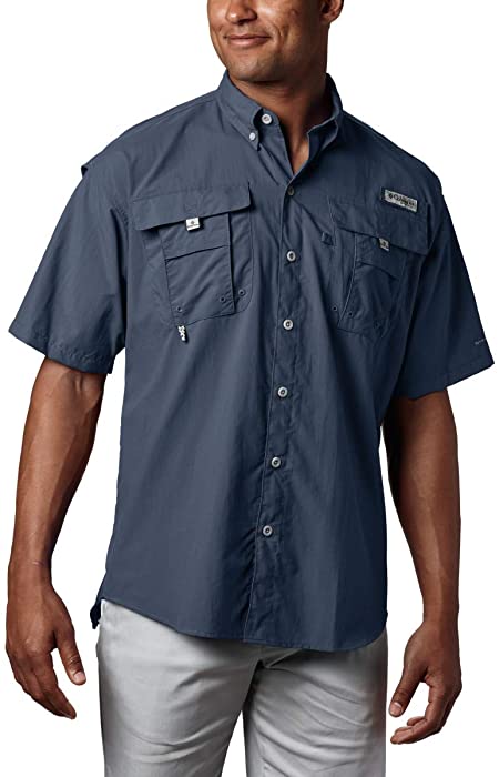 Columbia Men's PFG Bahama II UPF 30 Short Sleeve Fishing Shirt