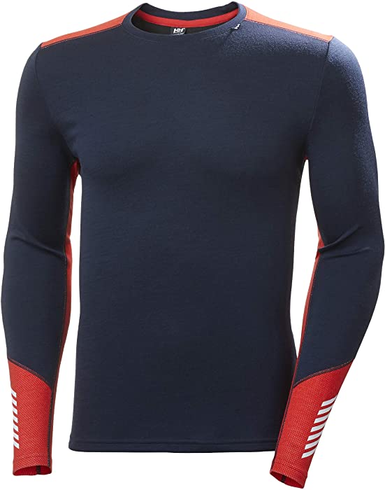 Helly-Hansen Mens LIFA Merino Midweight Crew Baselayer