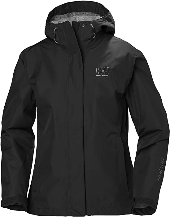 Helly Hansen Women's Seven J Waterproof, Windproof, and Breathable Rain Jacket with Hood